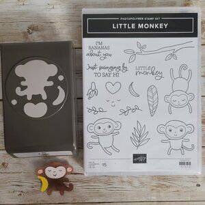 Stampin Up Little Monkey Stamp Set & Punch Bundle